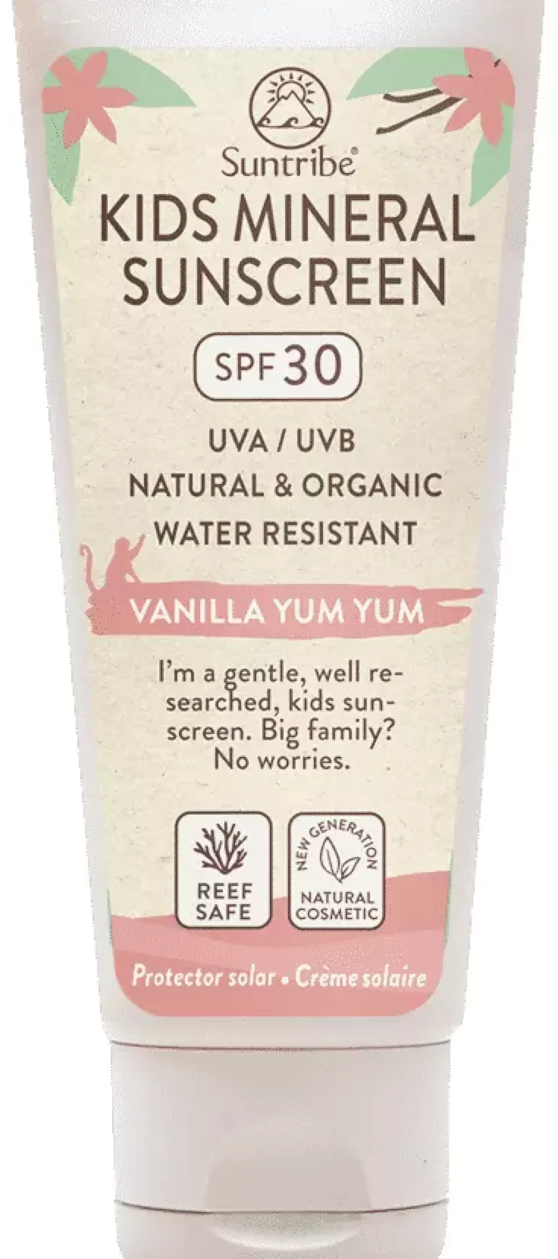 SuntribeSun Care Suntribe All Natural Mineral Kids Vanilla Sunscreen Spf 30