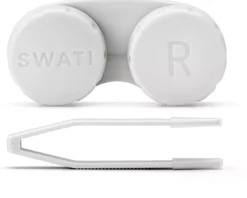 SWATI Cosmetics Lens Case & Tweezers