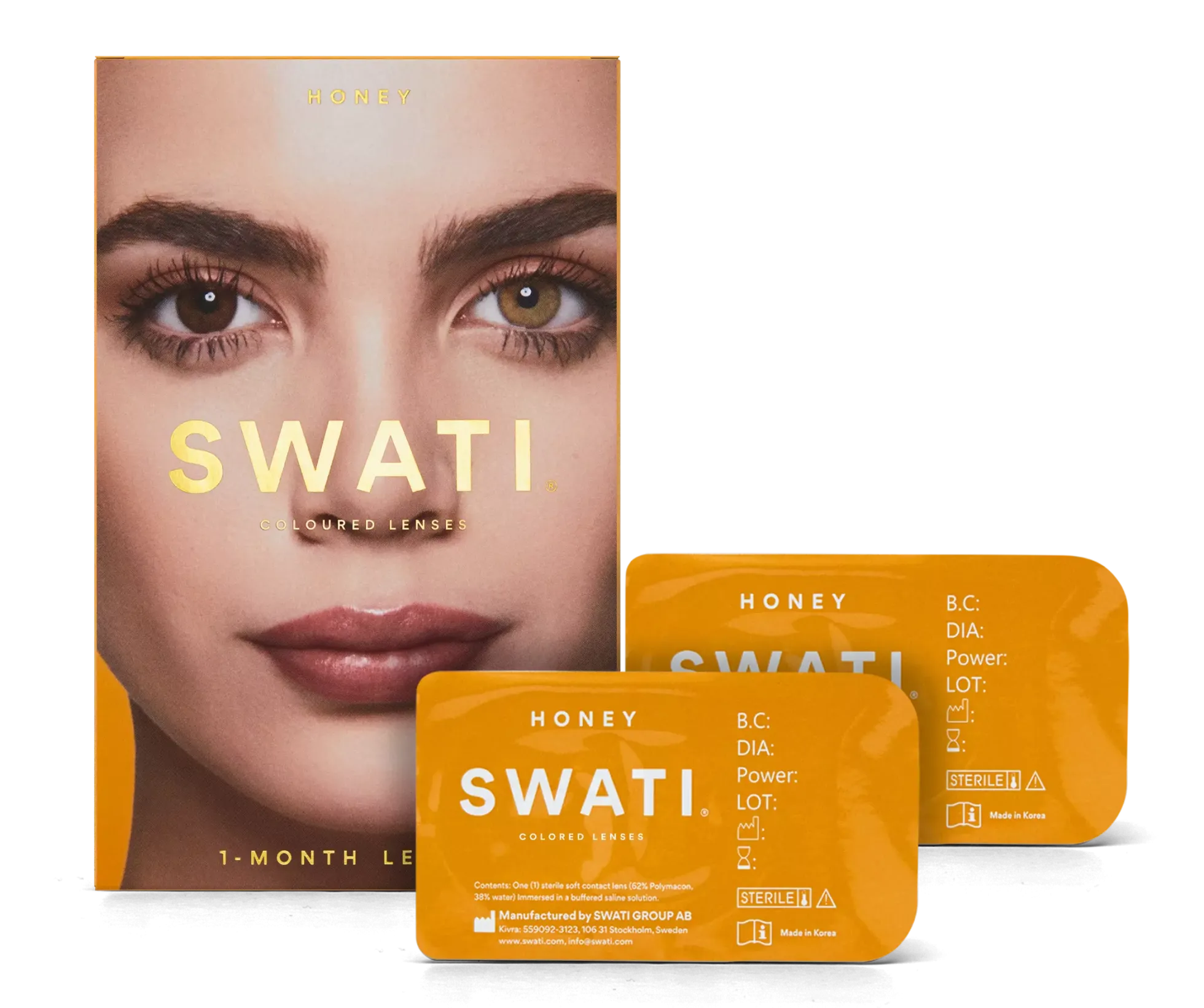 SWATI Cosmetics 1 Month Lenses Honey