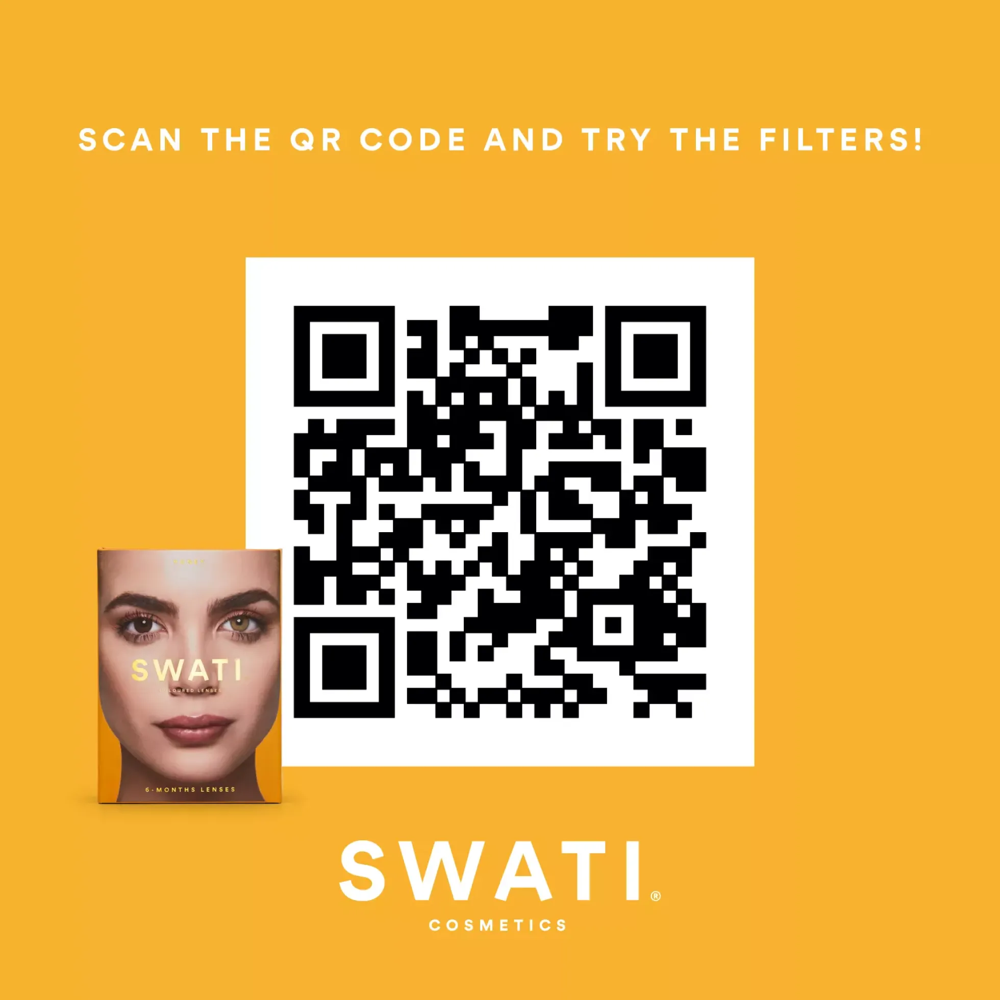 SWATI Cosmetics 1 Month Lenses Honey