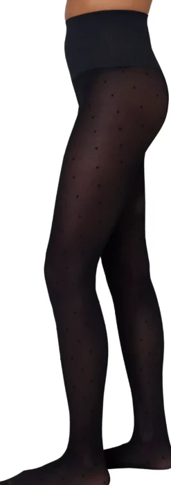 Swedish Stockings Doris Dot Tights Black S