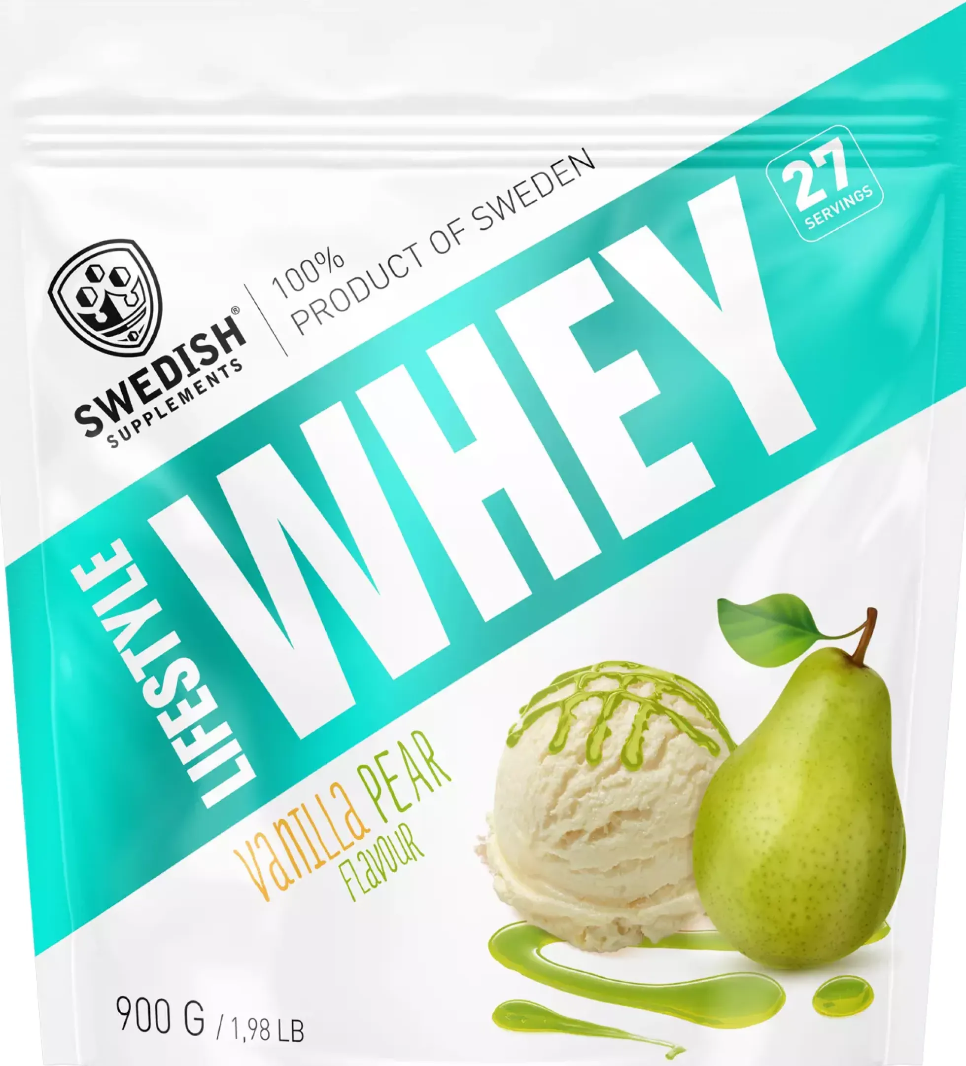 Swedish Supplements Lifestyle Whey Vanilla Pear 900 g