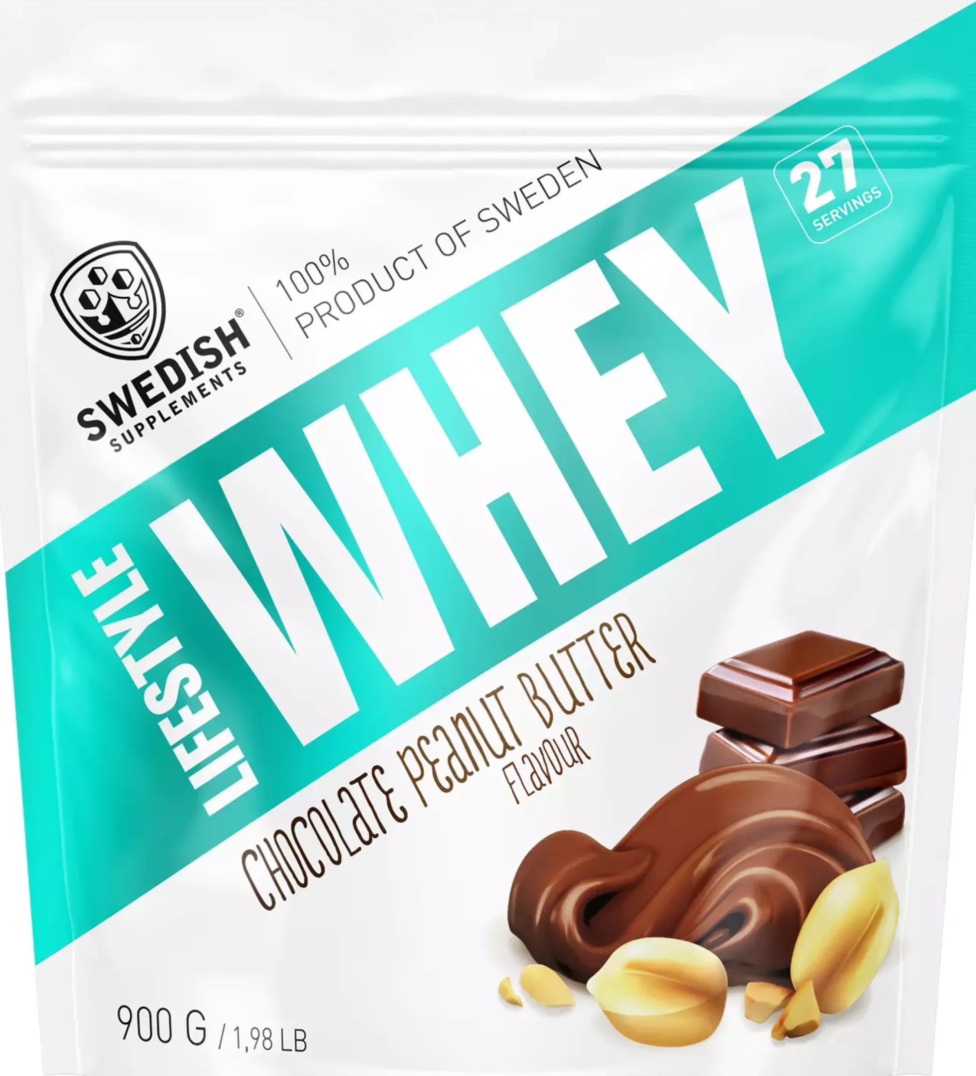 Swedish Supplements Lifestyle Whey Chocolate Peanutbutter 900 g