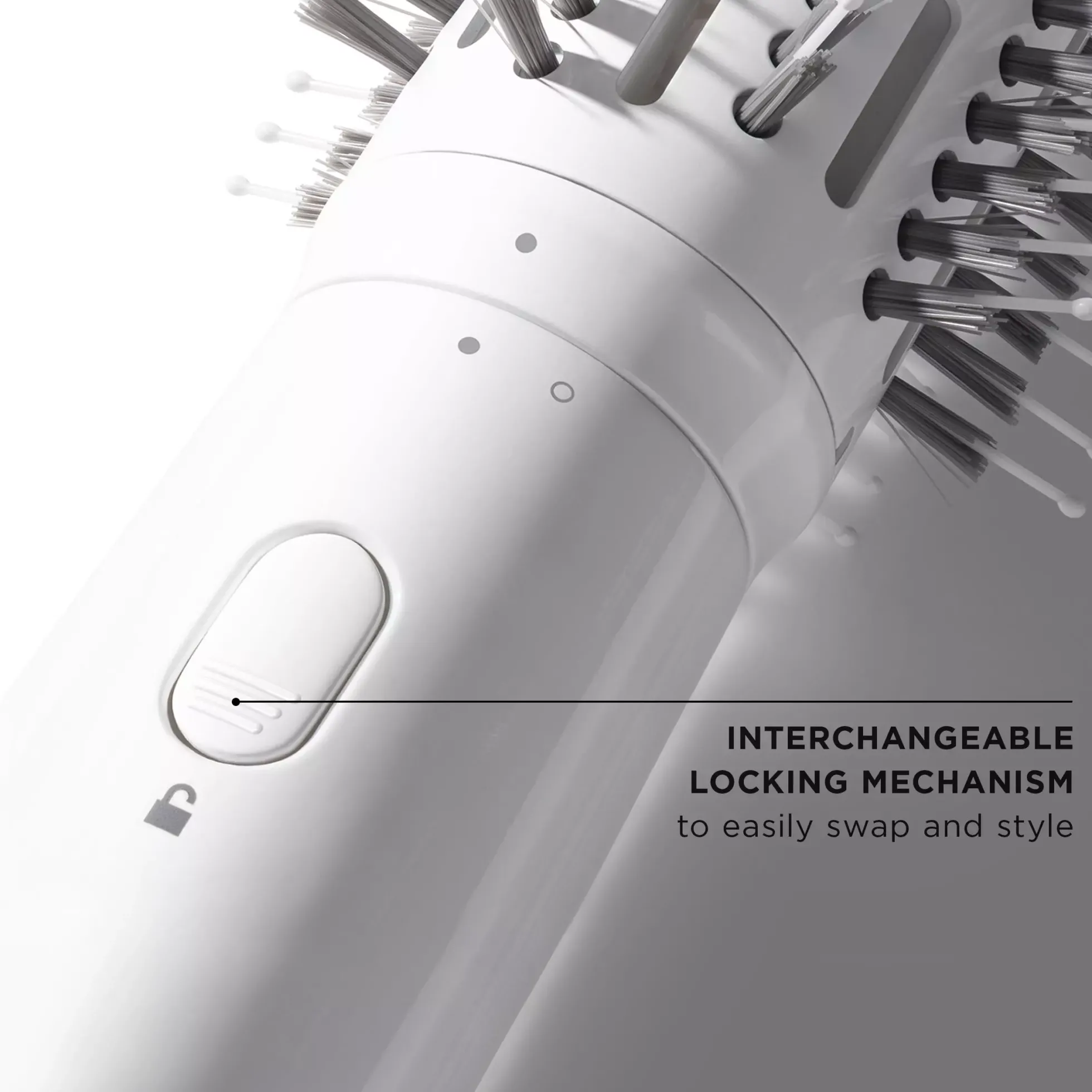 T3 AireBrush Duo Interchangeable Hot Air Blow Dry Brush