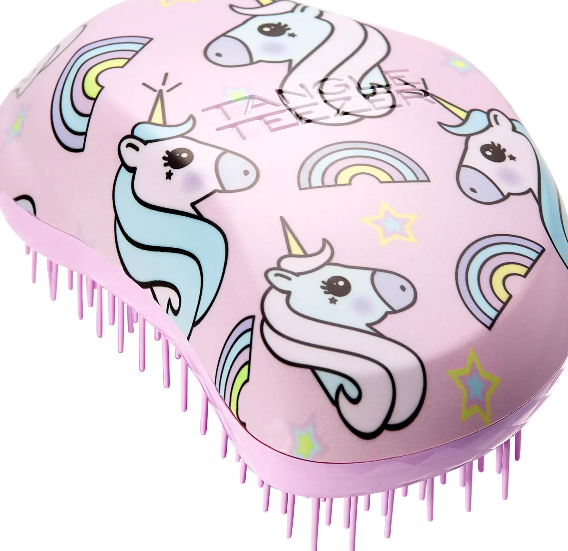 Tangle TeezerThe Original Mini Detangling Hairbrush Rainbow Unicorn