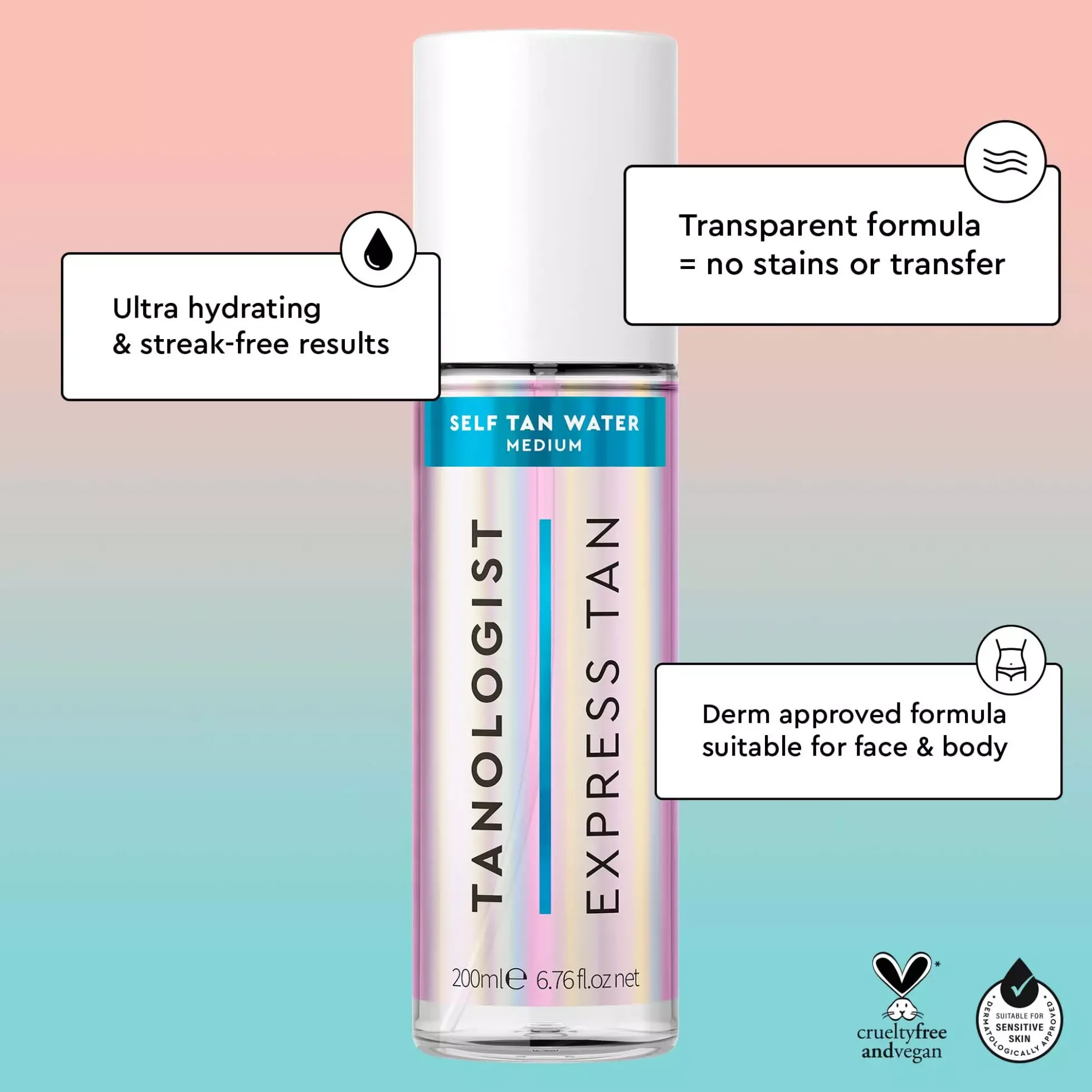 Tanologist Self-Tan Water Dark