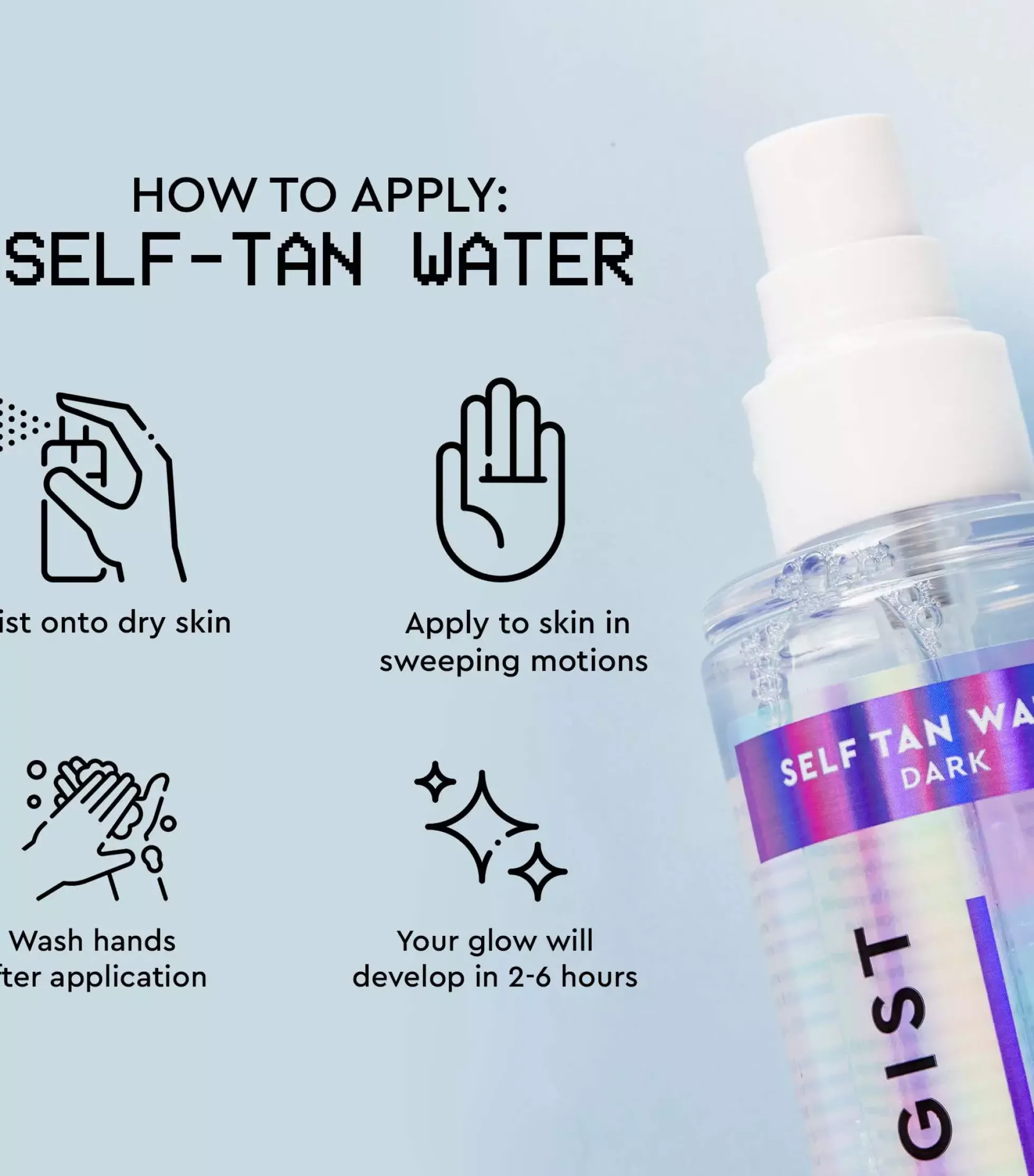Tanologist Self-Tan Water Dark