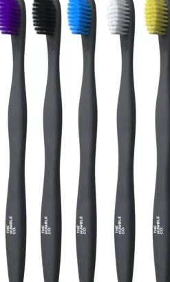 The Humble Co. Plant-based Toothbrush 5-pack Soft Mixed Colors