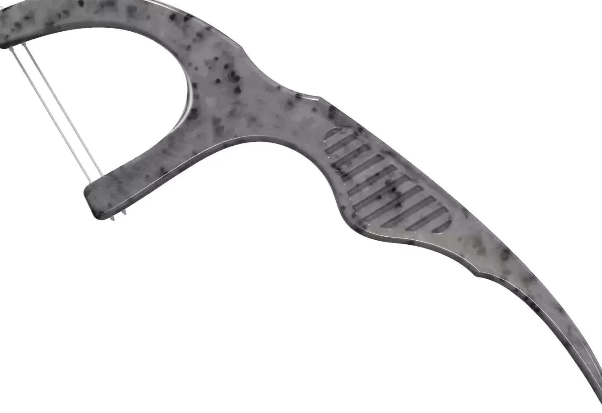 The Humble Co. Twin-Floss Picks 50 pcs Charcoal