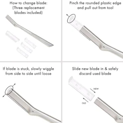 Tweezerman Facial Razor Replacement Blades