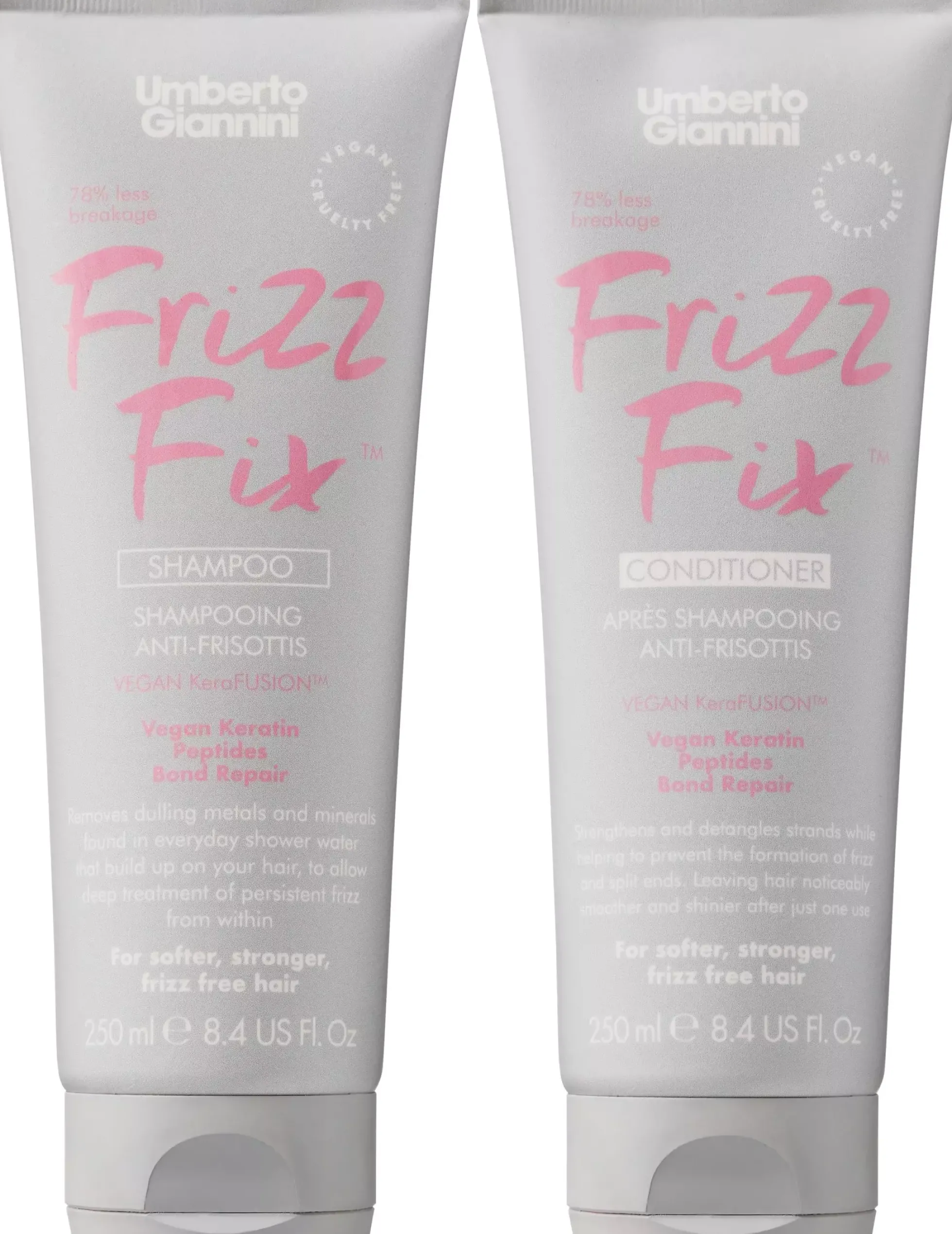Umberto Giannini Frizz Fix Bundle Shampoo 250 ml & Conditioner 250 ml