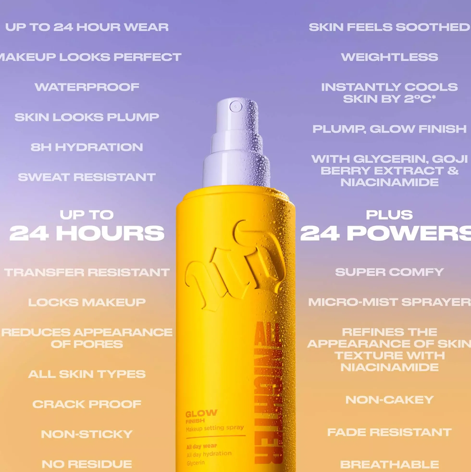 Urban Decay All Nighter Makeup Setting Spray Glow Finish 30 ml