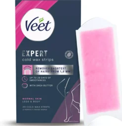 VeetExpert Cold Wax Strips Normal 20 st