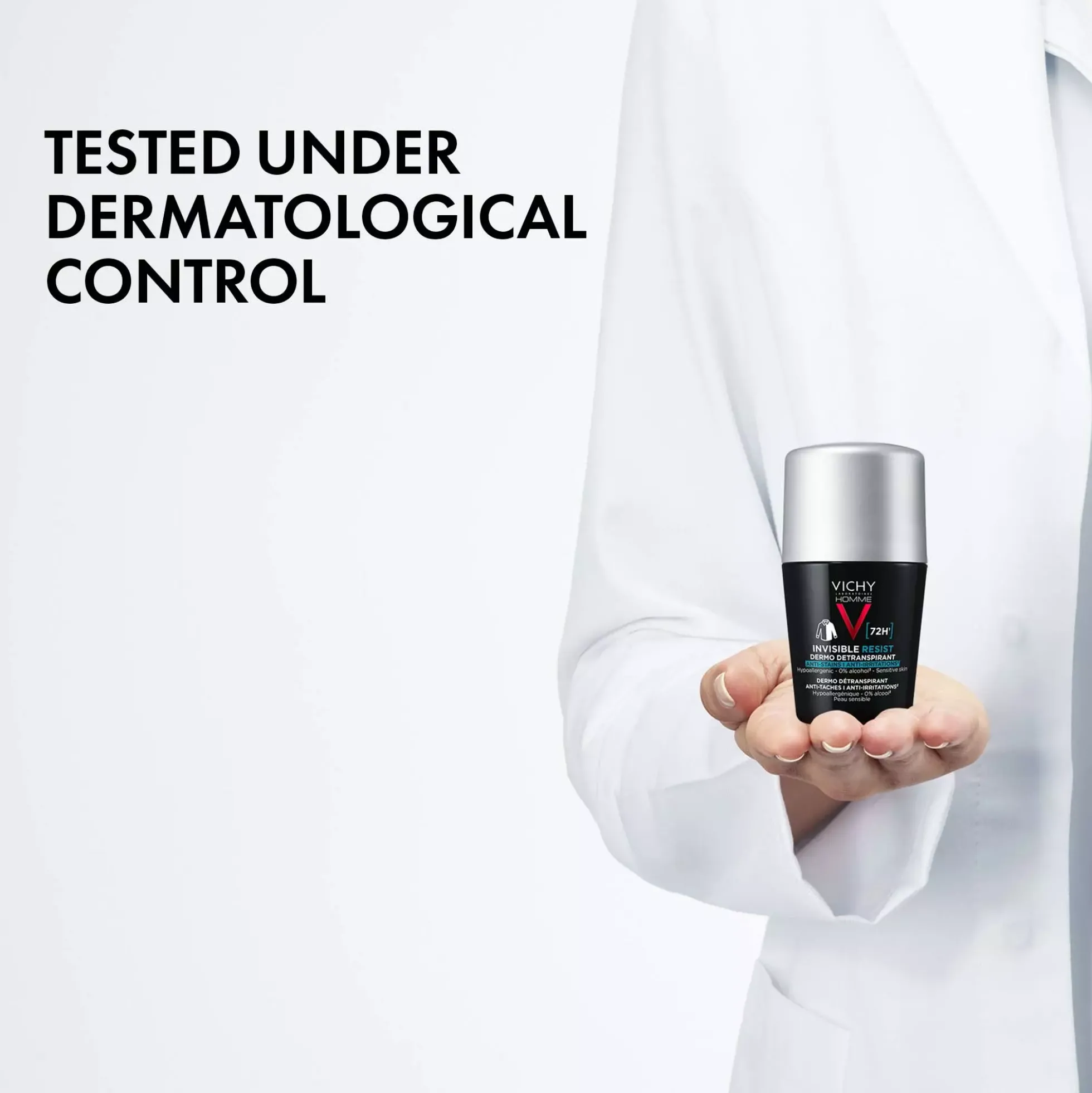 VICHYHomme Invisible Resist 72H Anti-Stain Roll-On 50 ml 50 ml