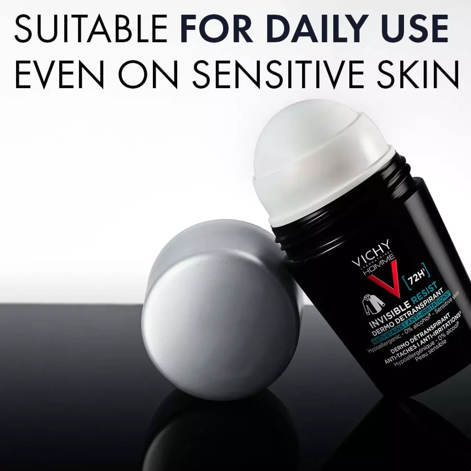 VICHYHomme Invisible Resist 72H Anti-Stain Roll-On 50 ml 50 ml