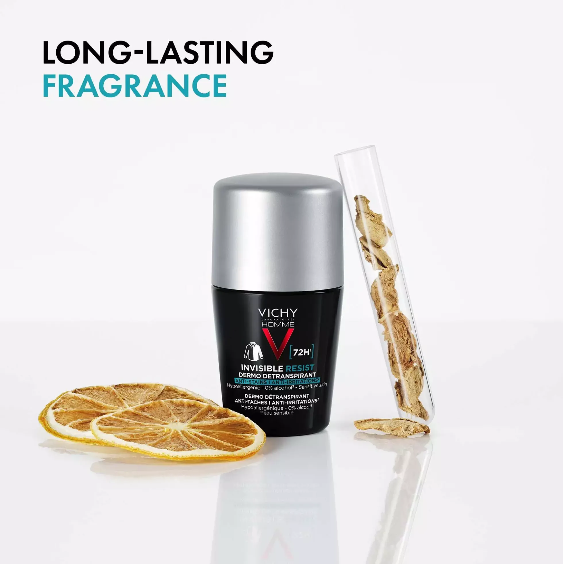 VICHYHomme Invisible Resist 72H Anti-Stain Roll-On 50 ml 50 ml