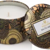 VoluspaBaltic Amber Japonica Decorative Tin Candle 25h