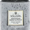 VoluspaMakassar Ebony & Peach Vermeil Mini Glass Jar