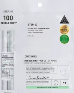 VT Cosmetics Mild Reedle Shot 100 2-step Mask