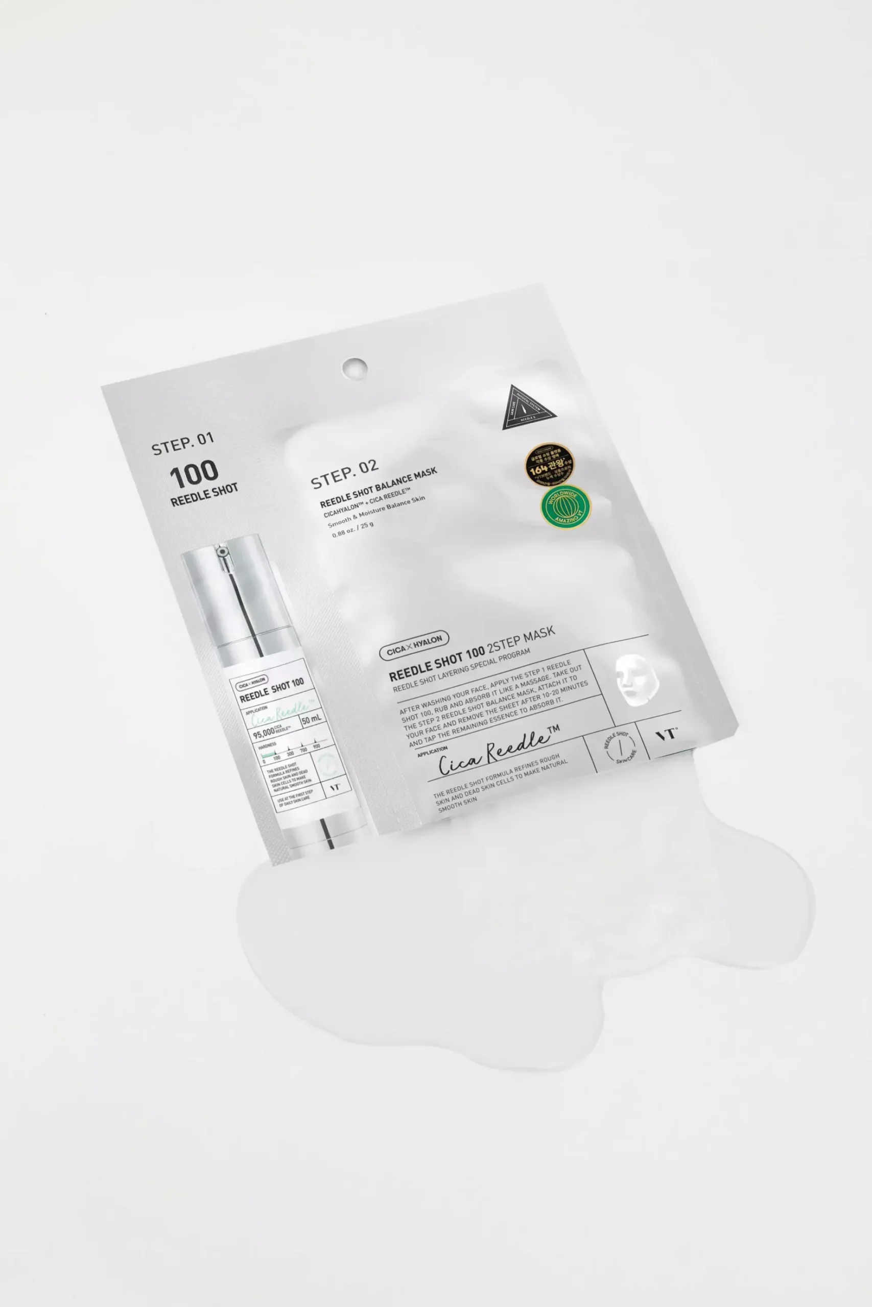 VT Cosmetics Mild Reedle Shot 100 2-step Mask