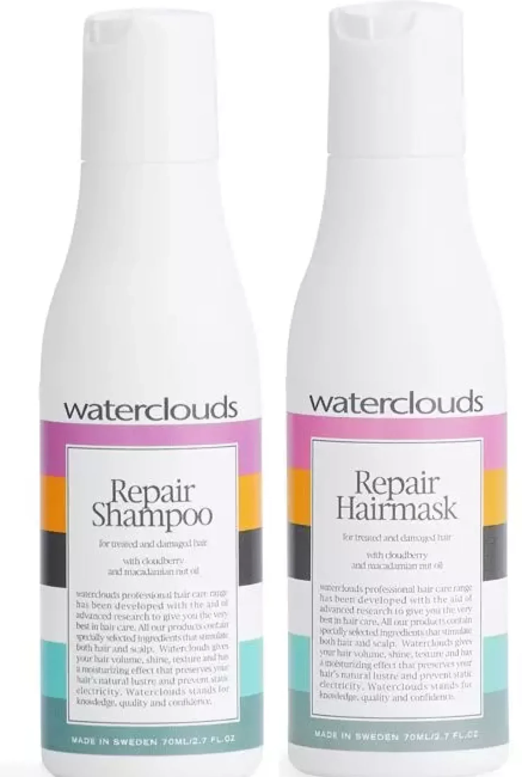 WatercloudsRepair Shampoo 70 ml & Hairmask 70 ml