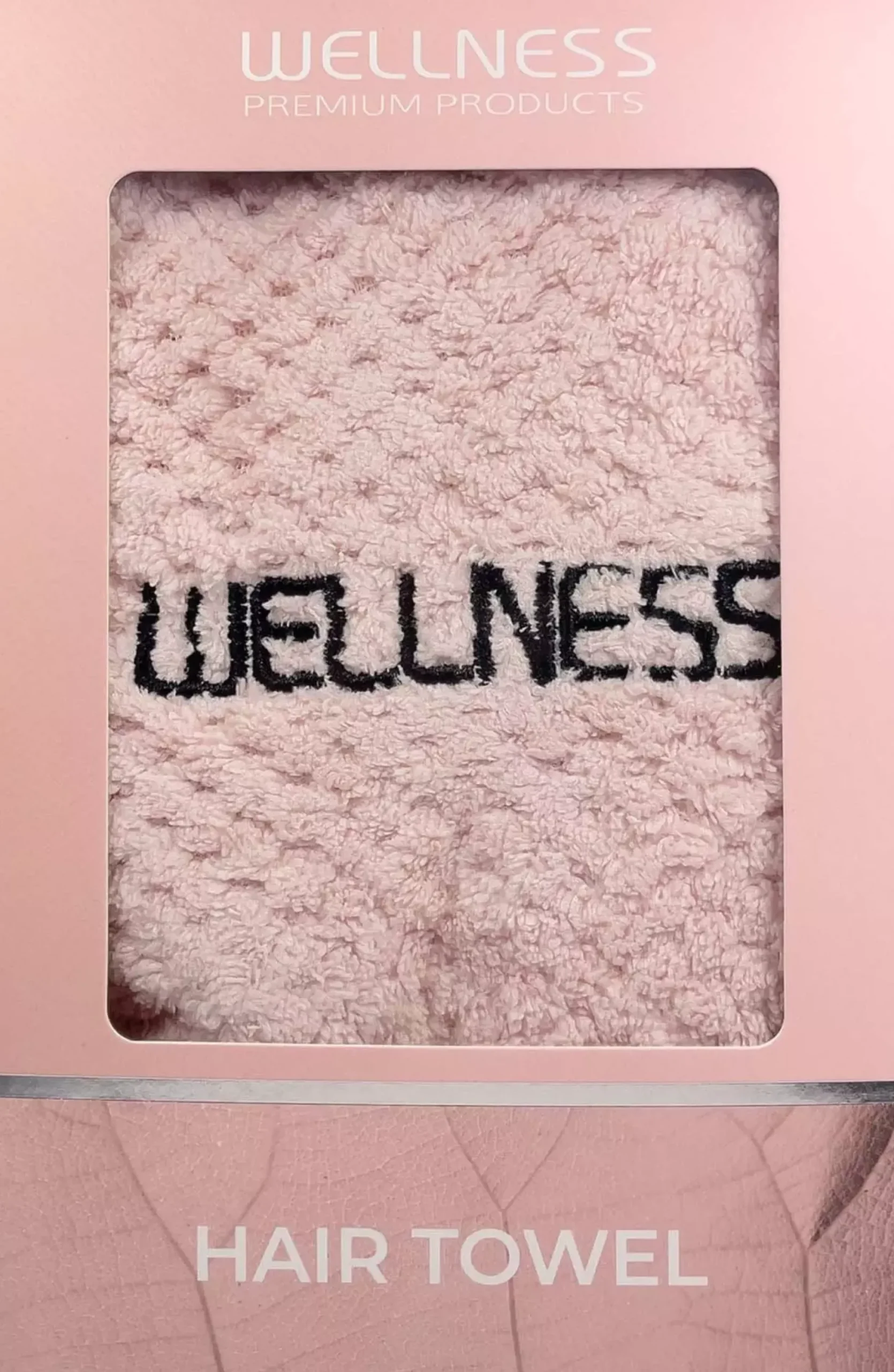 Wellness Premium Products Hair Towel Pink