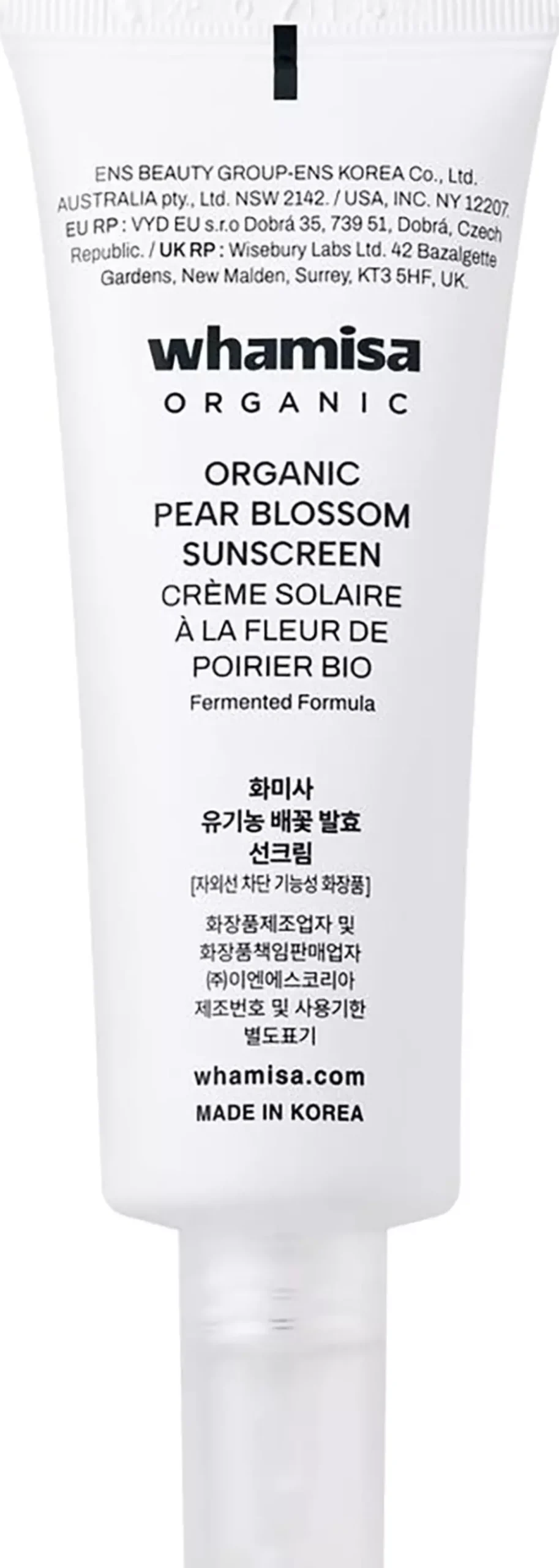 Whamisa Pear Blossom Sunscreen SPF50+ 50 ml