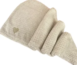 Yuaia Haircare Microfiber Hair Turban Sand